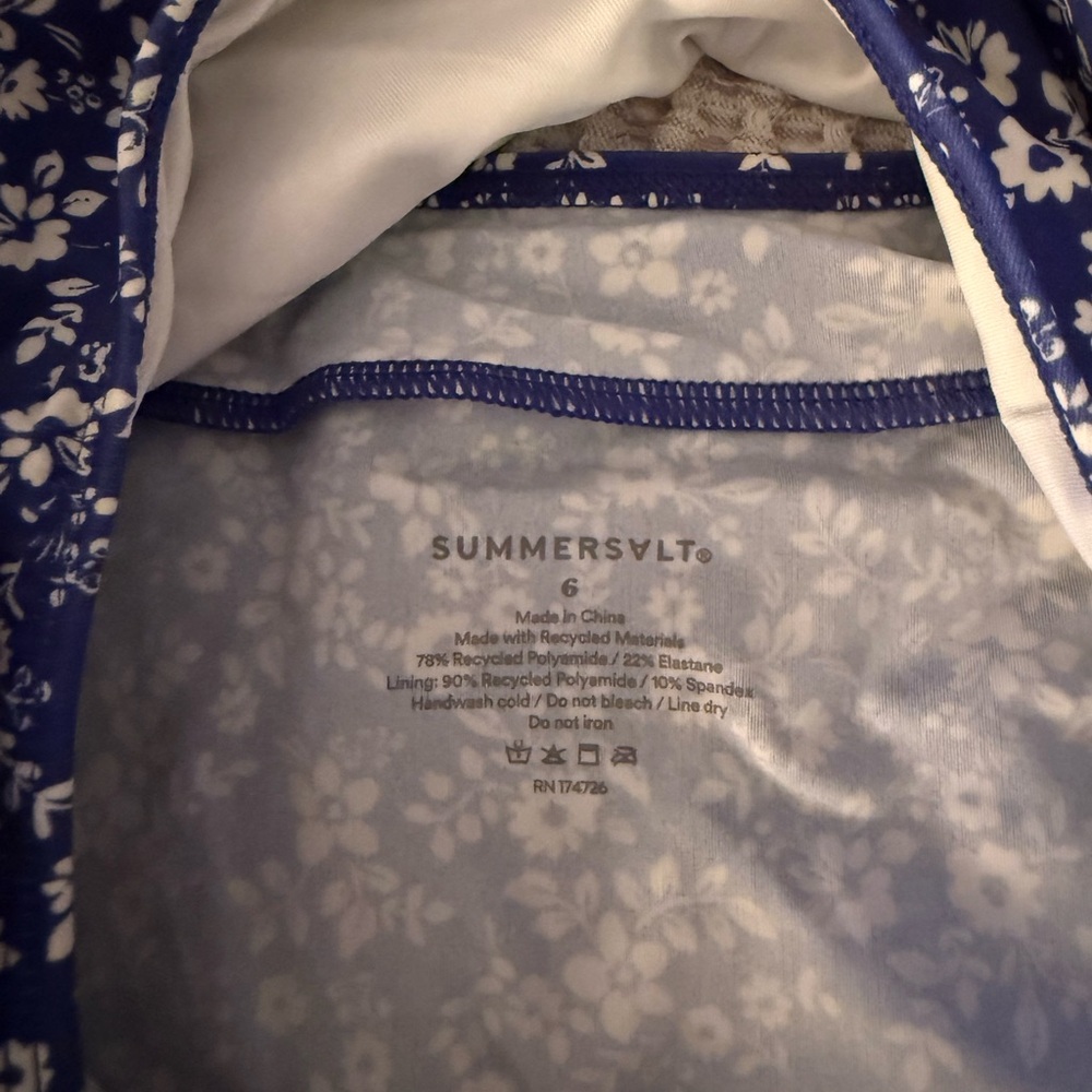 Summersalt ring halter plunge one piece - Picture 7 of 7